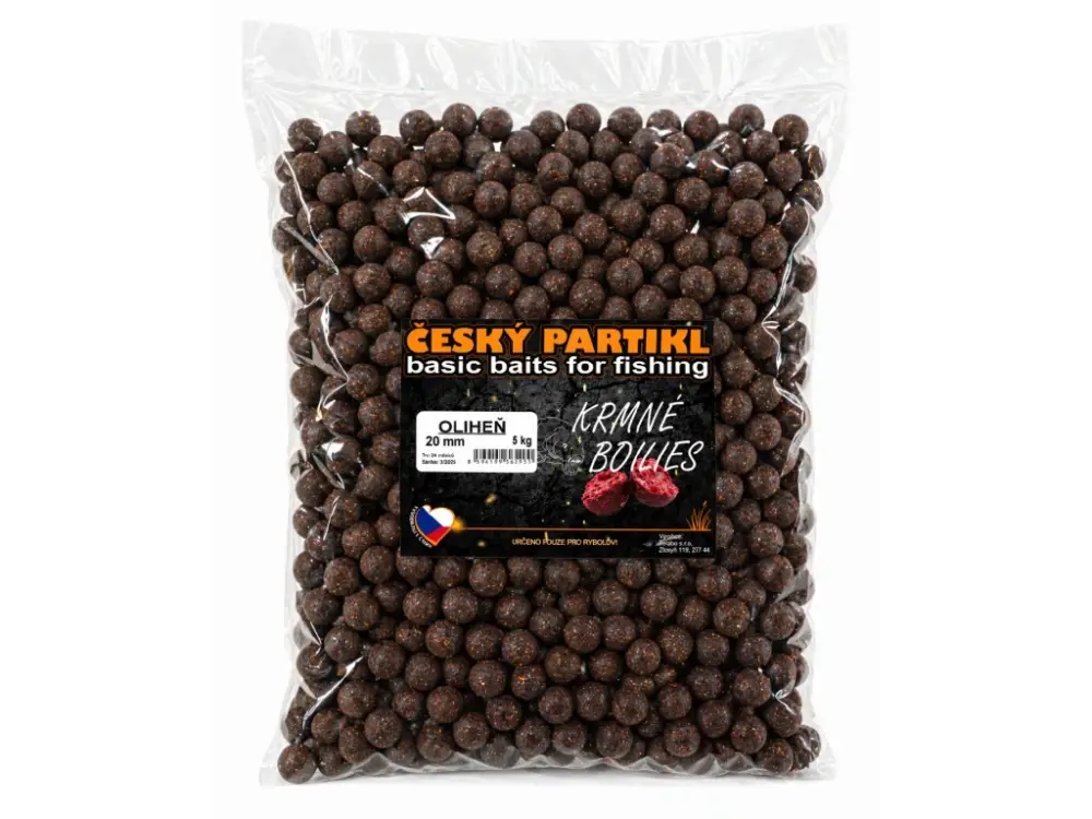 Finální Výprodej Český Partikl Boilies krmné Oliheň Ø 20 5 kg