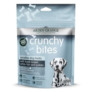 Arden Grange Crunchy Bites GF Sen.Oc.Wh.Fish&Pot.225g Omezená Nabídka