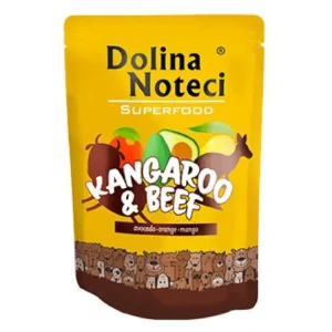 Dolina Noteci Dog kapsa SUPERFOOD klokan/hovězí 300g Cenově Výhodný