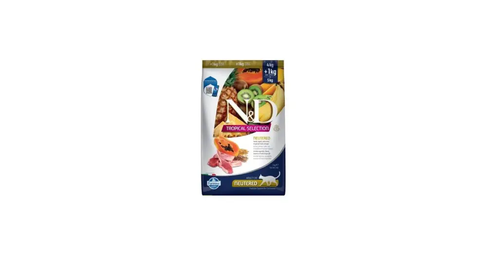 Pouze Dnes N&D TROPICAL SELECTION CAT Lamb Neutered 4+1kg