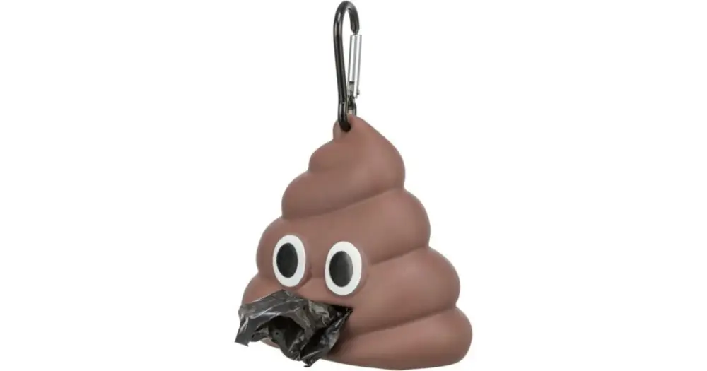 Zlevněný Zásobník POOP na sáčky na exkrementy, 8 x 5 cm / 15 sáčků, PVC
