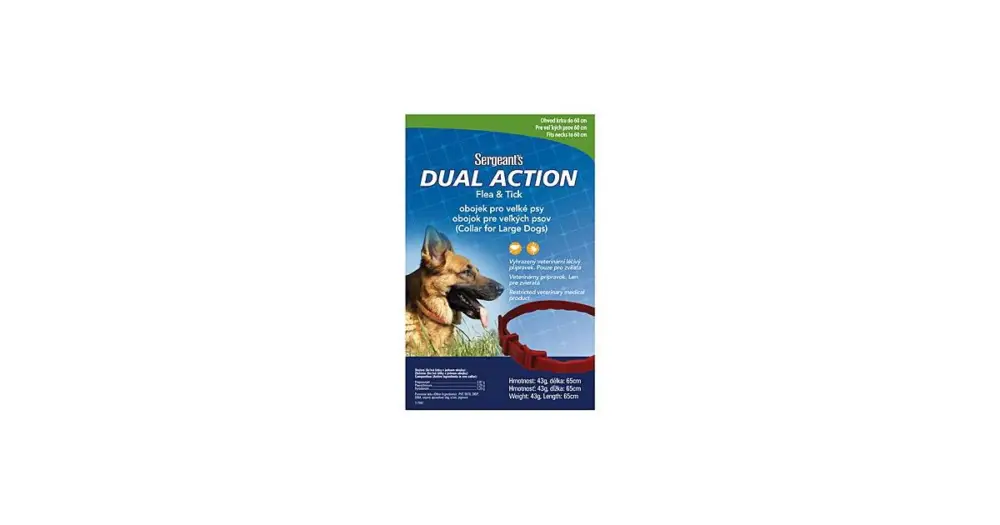 Speciální Cena Sergeant's Dual Action antiparazitní obojek 65cm