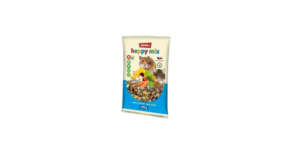 Darwin drobný hlodavec happy mix 500g Nejlepší Volba