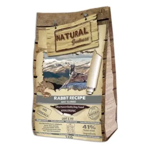 Oblíbený Natural Greatness Rabbit Recipe All Breed Light & Fit