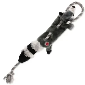 Sleva Hračka DOG FANTASY Skinneeez s provazem mýval 57,5 cm 1ks