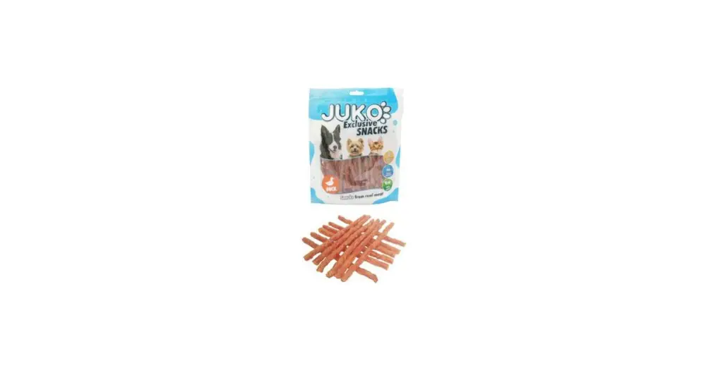 Nejlepší Cena Juko excl. Smarty Snack Duck&Sweet Potato Stick 250g