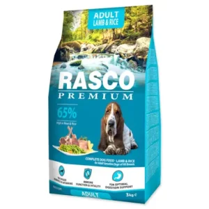 RASCO Premium Adult Lamb & Rice 3kg Ihned K Objednání
