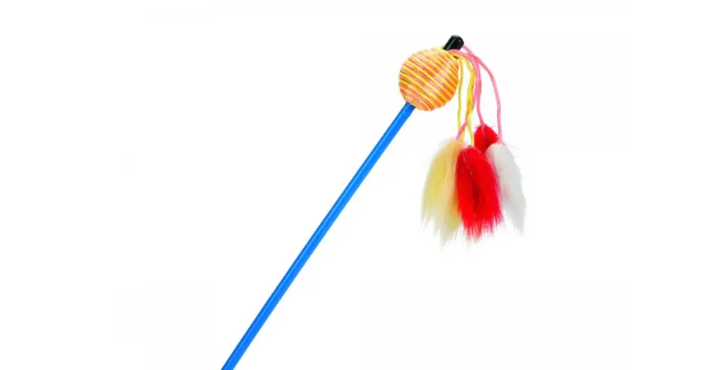 Ověřený Beeztees Škádlítko pro kočky rybářský prut 60cm