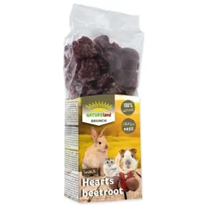 NATURE LAND Brunch srdíčka s červenou řepou 150g Rychlé Dodání