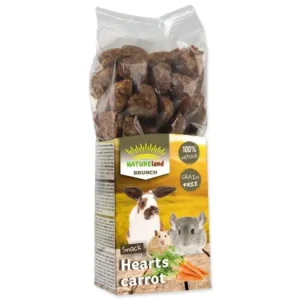 Originální NATURE LAND Brunch srdíčka s mrkví 150g