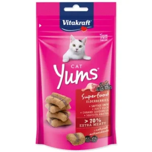 VITAKRAFT Cat Yums Superfood bezinky 40g Oblíbený