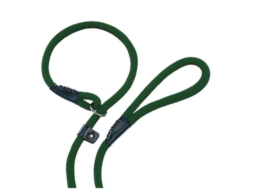 Nobby FUN vodítko s obojkem 170cm / 13mm zelená Omezená Nabídka