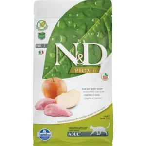 N&D PRIME CAT Adult Boar & Apple 1,5kg Speciální Cena