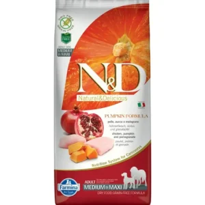 N&DPumpkin DOG Adult M/L Chicken&Pomegranate 12kg Sezónní Sleva