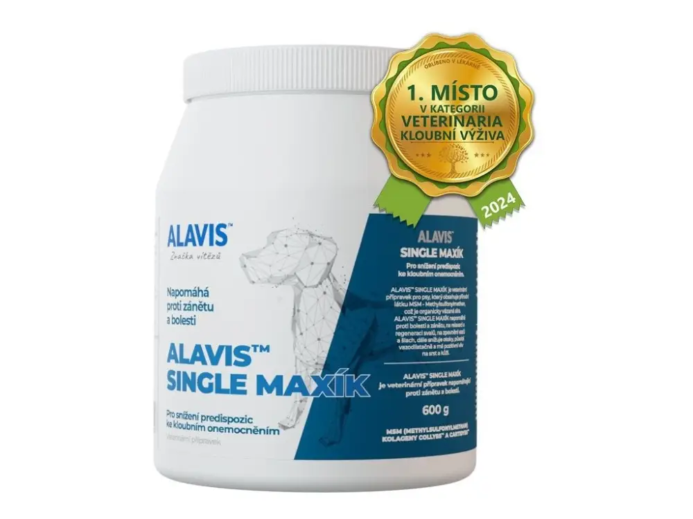 Novinka Alavis Single Maxík pro psy 600g+ ZDARMA Plátěná taška ALAVIS