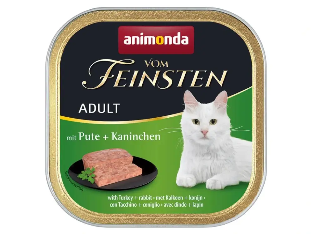 Cenově Výhodný Animonda Vom Feinsten Adult paštika krůta a králík 100g
