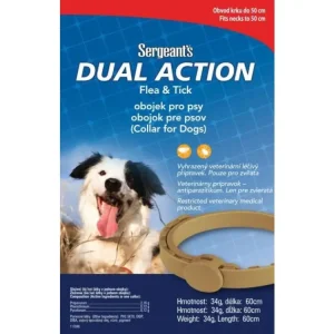 Sleva Sergeanťs Dual Action obojek střední pes 60cm