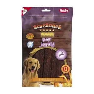 Nobby StarSnack BBQ Jerky Jelení plátky 113 g Horká Nabídka