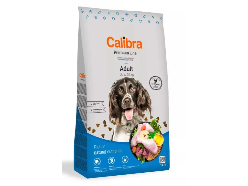 Calibra Dog Premium Line Adult 12kg Vysoce Kvalitní