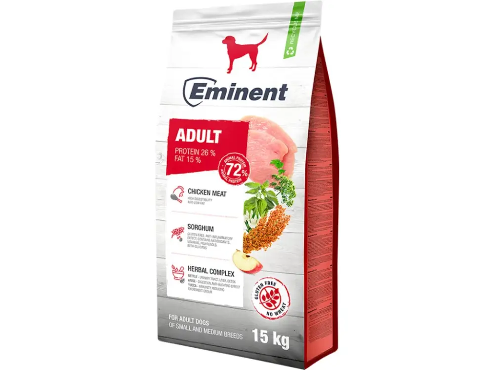 Eminent Dog Adult 15kg Nejlepší Volba