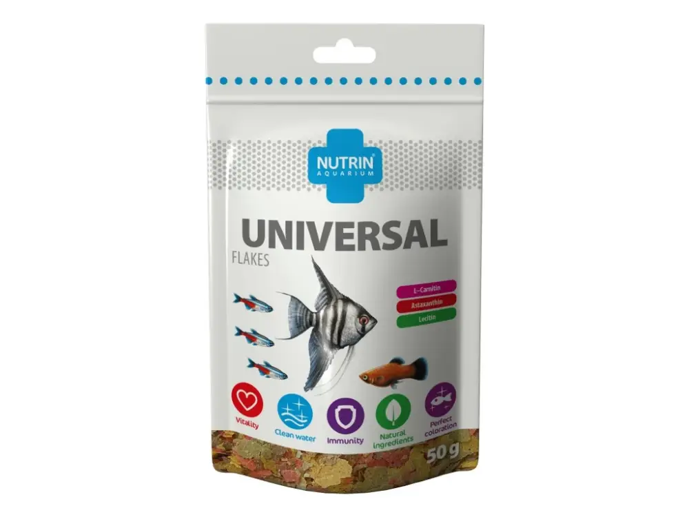 Akční Cena Nutrin Aquarium Universal Flakes 50g