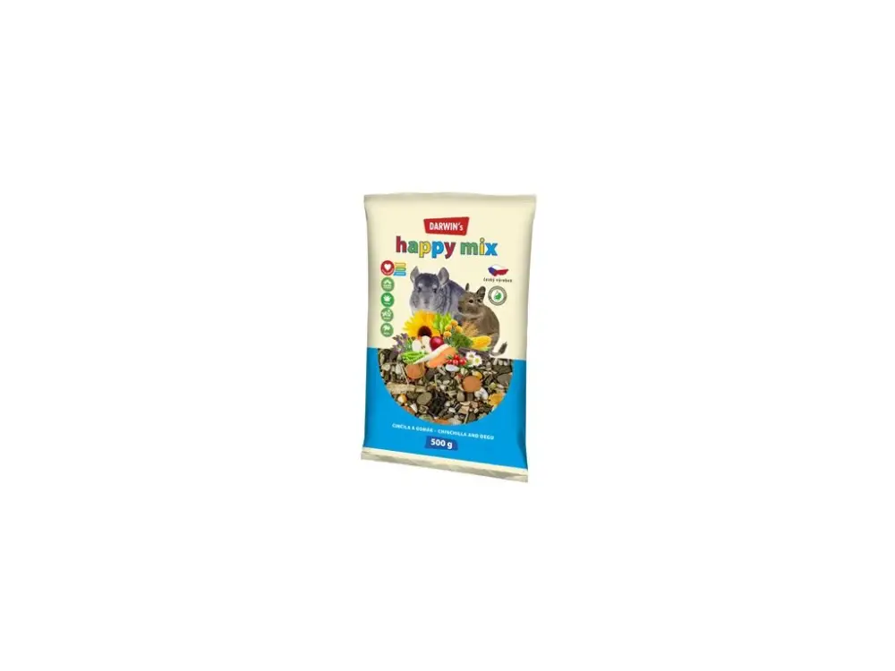 Darwin's Činčila, Osmák Happy mix 500g Tovární Cena