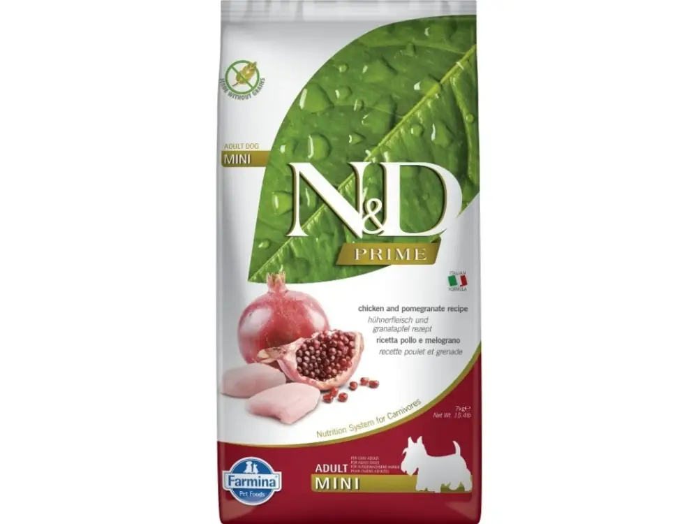 N&D PRIME DOG Adult Mini Chicken&Pomegranate 7kg Koupit Online