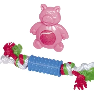 Akční Nabídka Nobby Puppy set hraček TPR pro malé pejsky 2 ks