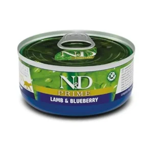 Sezónní Sleva N&D CAT PRIME Adult Lamb & Blueberry 70g