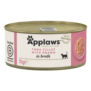 Akční Nabídka Konzerva APPLAWS Cat Tuňák s krevetami 70g