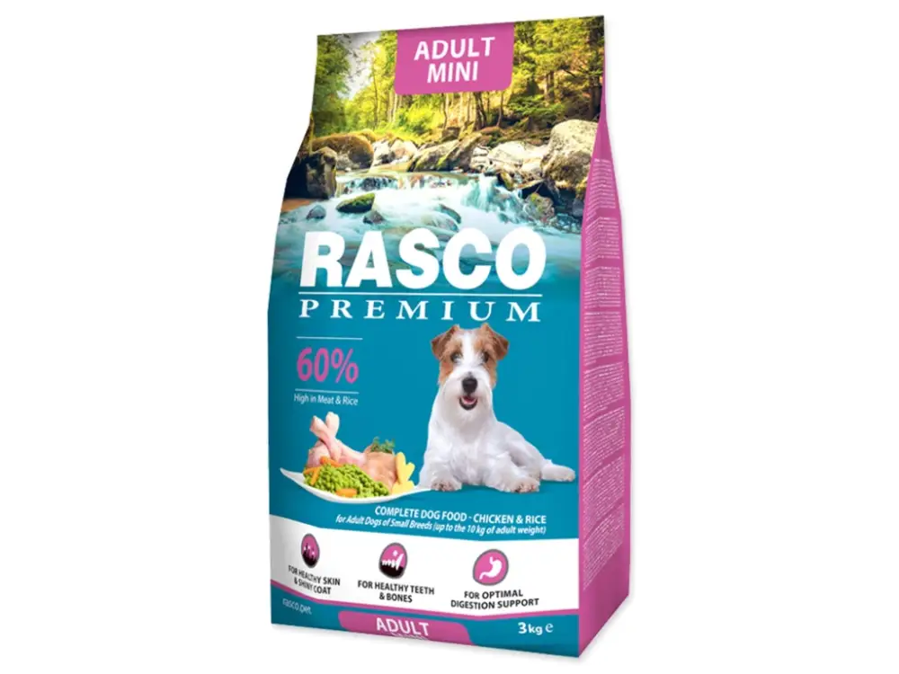 Bezpečná Platba RASCO Premium Adult Small 3 kg