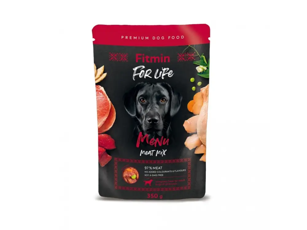 Super Cena Fitmin For Life Menu meat mix Masová kapsa 350 g
