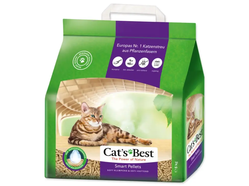 Kočkolit JRS Cat`s Best Smart Pellets 5 kg 10 l Přímo Od Výrobce