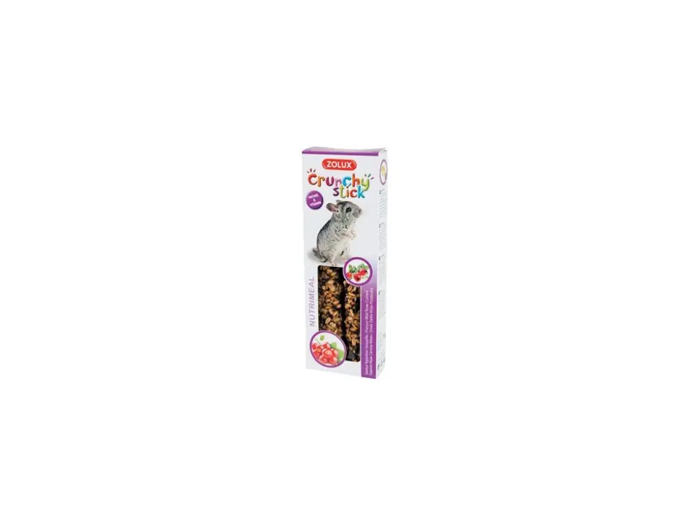 Sezónní Sleva Pochoutka CRUNCHY STICK šípek/rybíz pro činčily Zolux