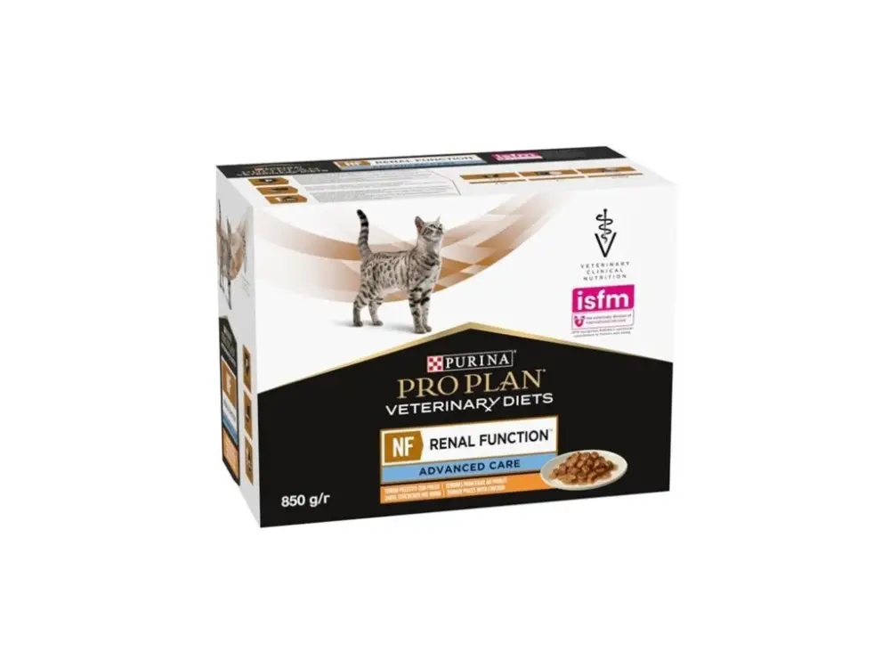Oblíbený Purina PRO PLAN Veterinary Diets Feline NF Advanced Care Chicken 10x85g