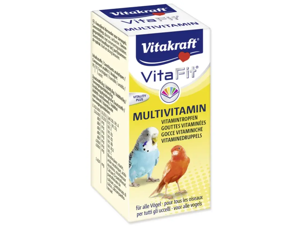 Víkendová Akce Vitakraft Kapky Vita Fit Multivitamin 10 ml