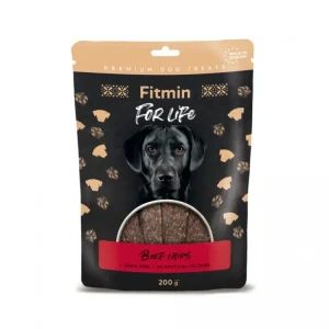 Značkový Fitmin For Life Hovězí chipsy pamlsky pro psy 200 g