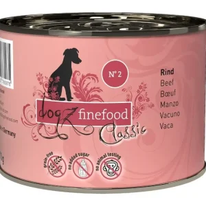 Finální Výprodej Konzerva Dogz Finefood No.2 s hovězím masem 200 g