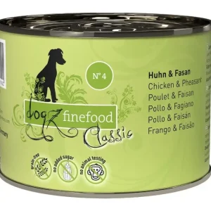 Konzerva Dogz Finefood No.4 s kuřecím a bažantím masem 200 g Zlevněný