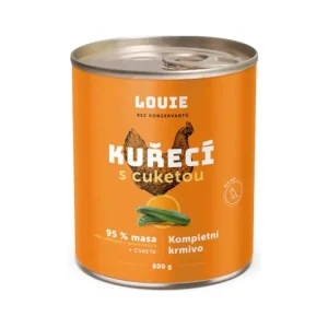 Cenová Bomba Louie konz. pro psy kuřecí s cuketou 800 g