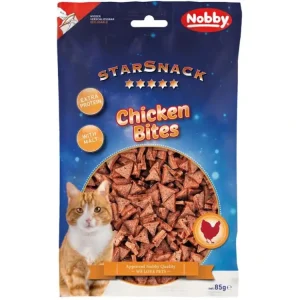 Nobby StarSnack Cat Kuřecí kousky se sladem 85g Omezená Nabídka