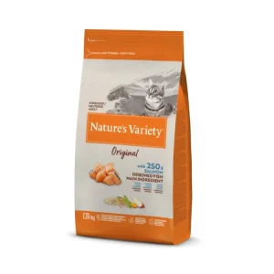 Nature´s variety original pro kastrované kočky s lososem 1,25kg Akce