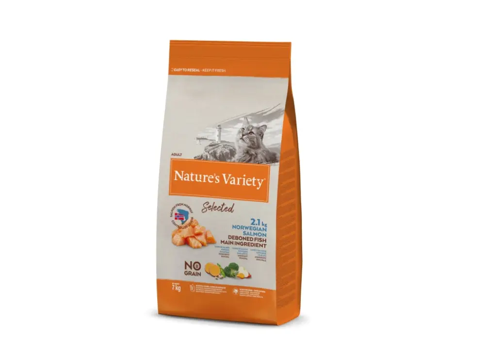 Nature´s variety selected pro kočky s lososem 7kg Odeslání Ihned