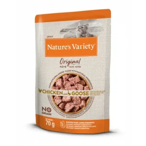 Kapsička Nature´s variety original pro kočky s kuřecím a husou 70g Nízká Cena