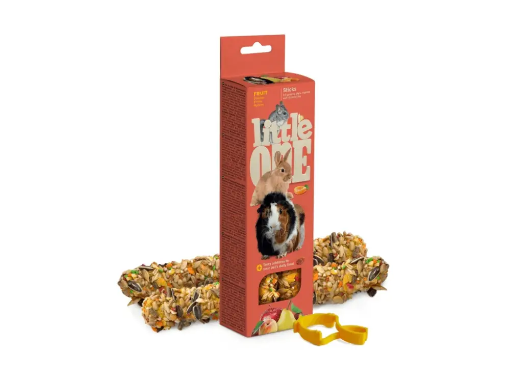 Kup Teď Little One tyčinky pro morčata, králíky a činčily s ovocem 2x60g