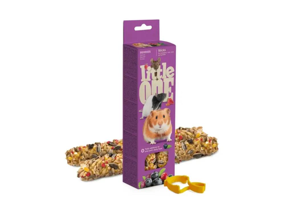 Little One tyčinky pro hlodavce s bobulovinami 2x60g Rychlé Dodání