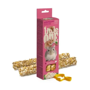 Little One tyčinky pro hlodavce s foukanými burizony a ořechy 2x55g Nejprodávanější