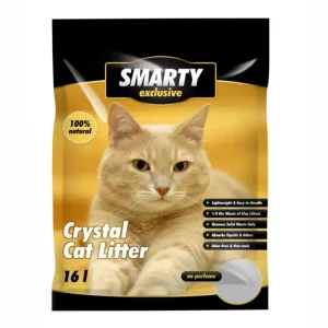 SMARTY exclusive silikátové stelivo 16l - bez vůně Speciální Cena
