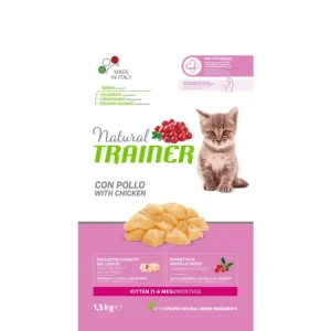 TRAINER Natural Cat Kitten kuřecí 1,5kg Vysoce Kvalitní