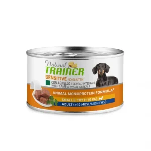 Rychlé Dodání Konzerva Trainer Natural SEN NO GL AD. MINI jehněčí&rýže150g